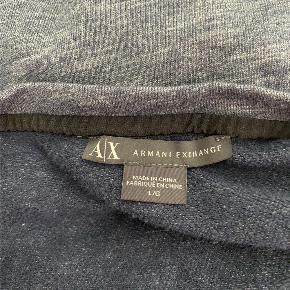 Armani Exchange Large Silk Front Sweatshirt - Picture 6 of 7